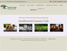 Tablet Screenshot of candlewoodcc.com